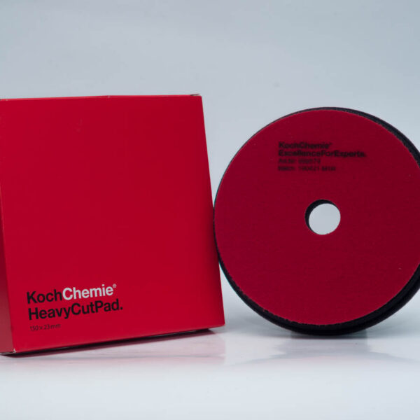 Gąbka polerska Koch Chemie HeavyCutPad 150mm Czerwona