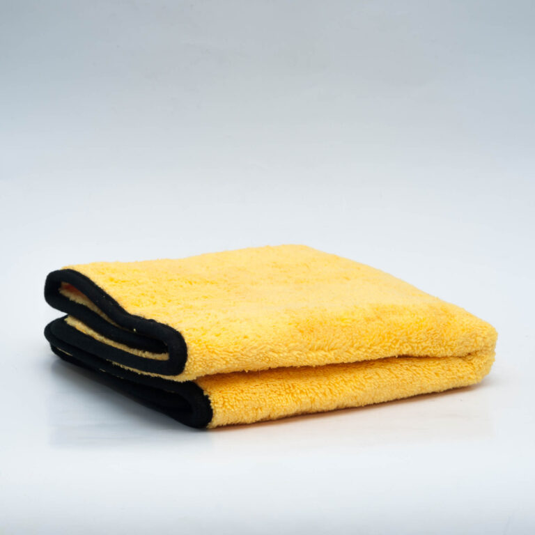 Ręcznik z mikrofibry żółty Gold towel 40cm x 60cm 800g/m2